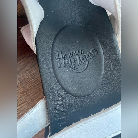 Doc Martens Sandals Blaire Women’s Size 6 Platform White Leather Gladiator - Picture 9 of 16